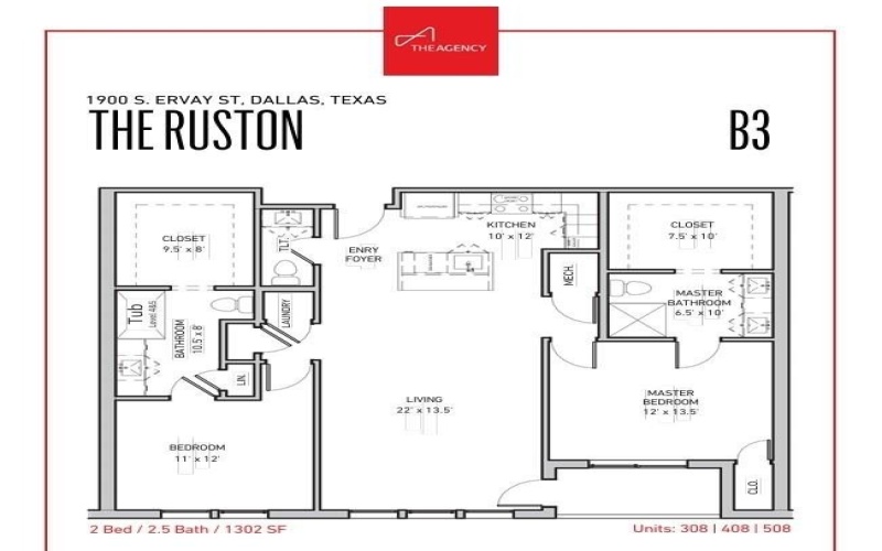 1900 S Ervay Street #408, Dallas, TX 75215, 2 Habitaciones Habitaciones , ,2 BañosBaños,Residential,En Venta,1900 S Ervay Street,0,21035253