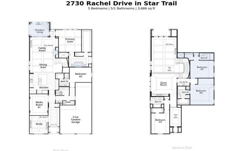 2730 Rachel Drive, Prosper, TX 75078, 5 Habitaciones Habitaciones , ,6 BañosBaños,Residential,En Venta,2730 Rachel Drive,0,21037148