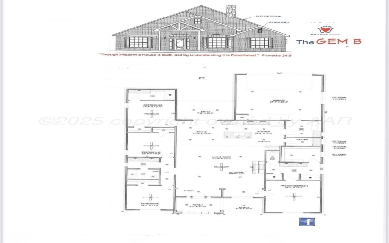 109 Cameo Lane, Canyon, TX 79015, 4 Bedrooms Bedrooms, ,3 BathroomsBathrooms,Residential,For Sale,109 Cameo Lane,0,25-7305