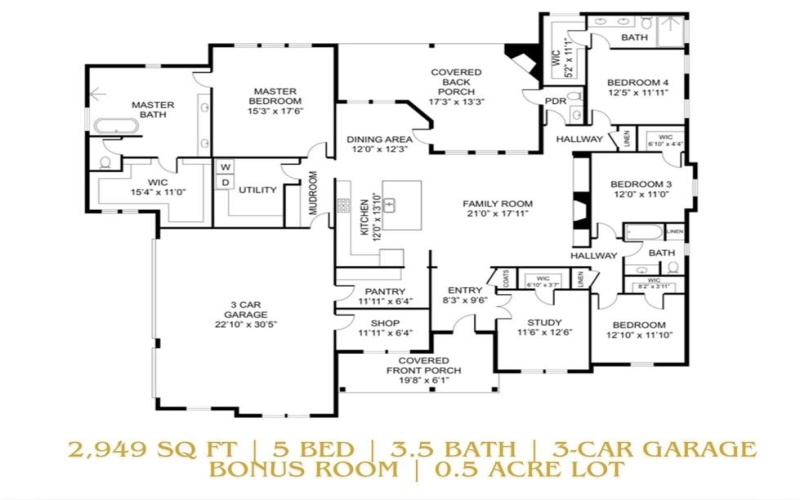 2016 Vanderbilt Drive, Weatherford, TX 76088, 5 Bedrooms Bedrooms, ,3 BathroomsBathrooms,Residential,For Sale,2016 Vanderbilt Drive,0,21041285