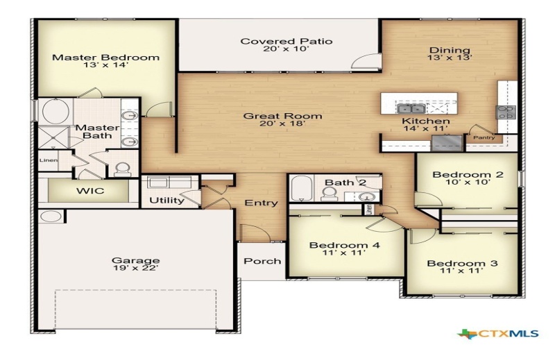 7101 Touchstone Drive, Temple, TX 76502, 4 Habitaciones Habitaciones , ,2 BañosBaños,Residential,En Venta,7101 Touchstone Drive,0,591011
