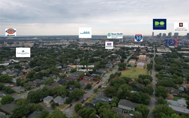 1606 College Avenue, Fort Worth, TX 76104, 6 Bedrooms Bedrooms, ,5 BathroomsBathrooms,Residential Multi Family,For Sale,1606 College Avenue,0,21037964