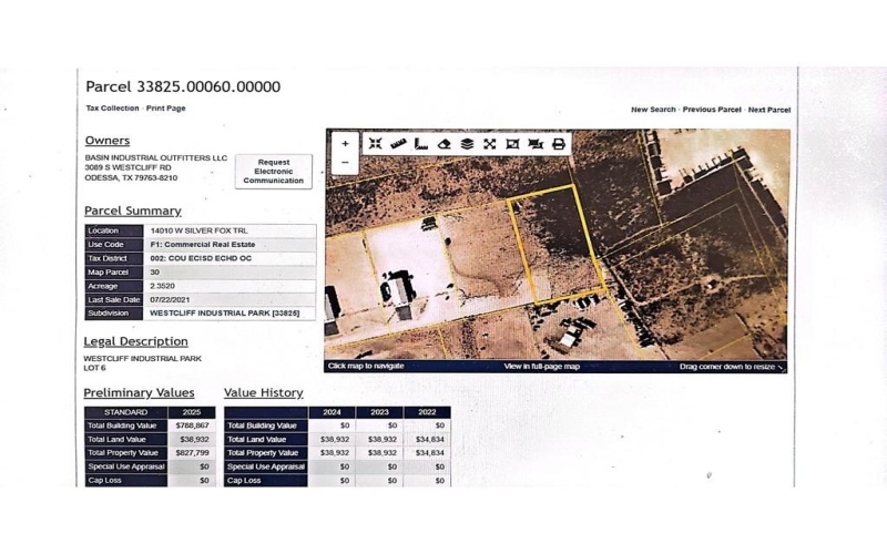 14010 W Silver Fox Trail, Odessa, TX 79763, ,Commercial Sale,En Venta,14010 W Silver Fox Trail,0,50084935