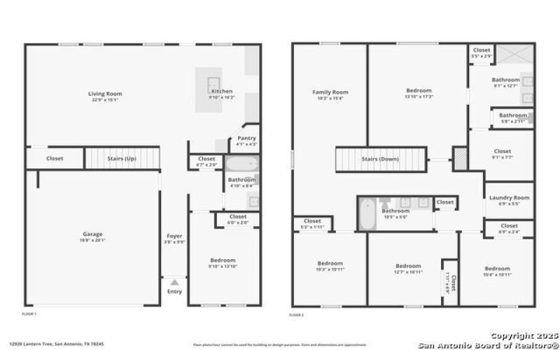 12920 Lantern Tree, San Antonio, TX 78245, 4 Bedrooms Bedrooms, ,2 BathroomsBathrooms,Residential,For Sale,12920 Lantern Tree,0,1896900