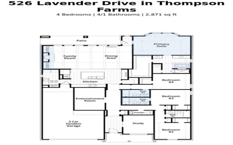526 Lavender Drive, Van Alstyne, TX 75495, 4 Habitaciones Habitaciones , ,5 BañosBaños,Residential,En Venta,526 Lavender Drive,0,21047029