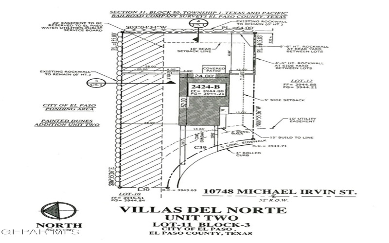 10748 Michael Irvin Street, El Paso, TX 79924, 3 Habitaciones Habitaciones , ,1 BañoBaños,Residential,En Venta,10748 Michael Irvin Street,0,929447
