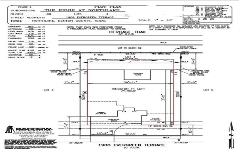 1908 Evergreen Terrace, Northlake, TX 76226, 5 Bedrooms Bedrooms, ,6 BathroomsBathrooms,Residential,For Sale,1908 Evergreen Terrace,0,21049497