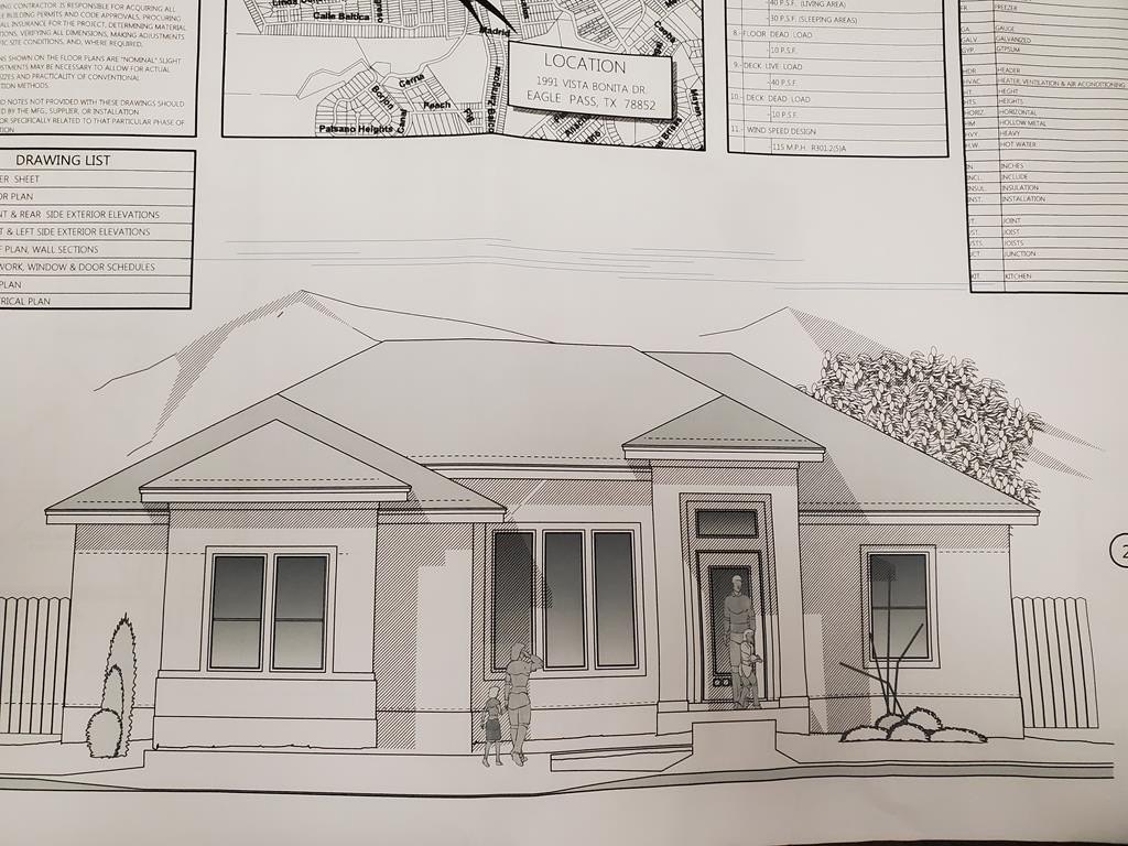 1991 Vista Bonita, Eagle Pass, TX 78852, 3 Bedrooms Bedrooms, ,2 BathroomsBathrooms,Residential,For Sale,1991 Vista Bonita,0,81661