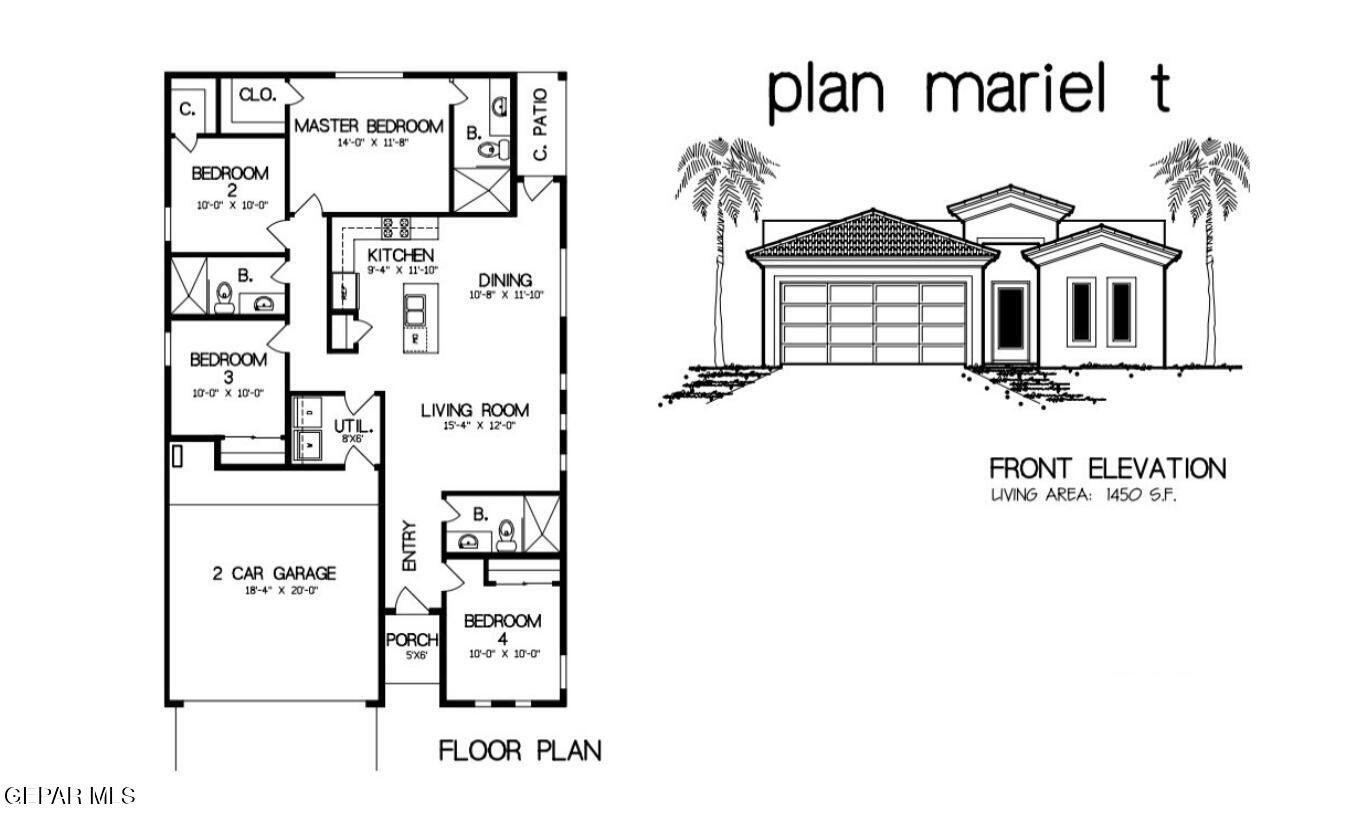 15161 Target Avenue, El Paso, TX 79938, 4 Bedrooms Bedrooms, ,3 BathroomsBathrooms,Residential,For Sale,15161 Target Avenue,0,930312