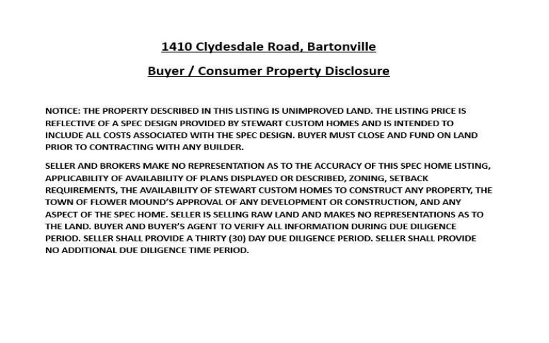 1410 Clydesdale Road, Bartonville, TX 76226, 5 Bedrooms Bedrooms, ,6 BathroomsBathrooms,Residential,For Sale,1410 Clydesdale Road,0,21059099