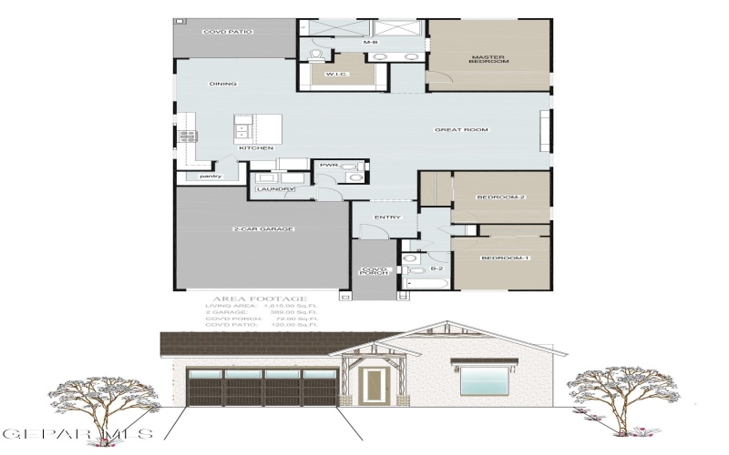 1417 DYLAN Place, El Paso, TX 79928, 3 Habitaciones Habitaciones , ,3 BañosBaños,Residential,En Venta,1417 DYLAN Place,920638