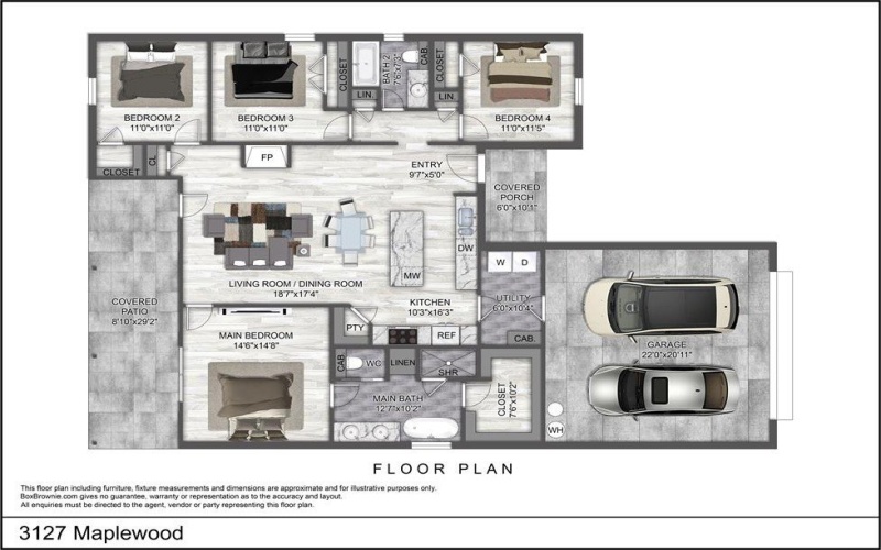 3127 Maplewood Dr, San Angelo, TX 76904, 4 Habitaciones Habitaciones , ,2 BañosBaños,Residential,En Venta,3127 Maplewood Dr,0,129136