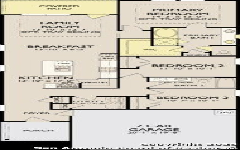 13719 Birch Crossing, San Antonio, TX 78252, 3 Bedrooms Bedrooms, ,2 BathroomsBathrooms,Residential,For Sale,13719 Birch Crossing,0,1909530