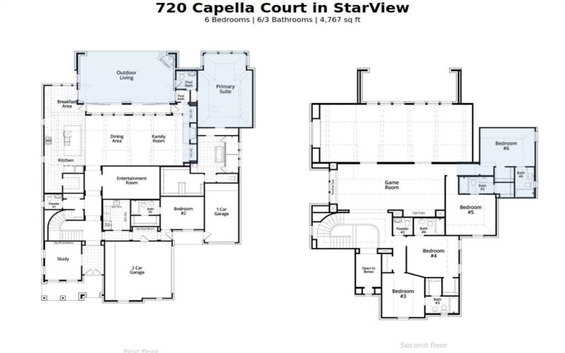 720 Capella Court, Prosper, TX 75078, 6 Bedrooms Bedrooms, ,7 BathroomsBathrooms,Residential,For Sale,720 Capella Court,0,21068772