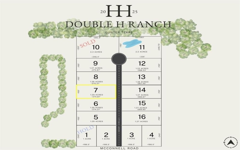 Tbd Lot 7 McConnell Road, Gunter, TX 75058, ,Tierra,En Venta,Tbd Lot 7 McConnell Road,0,21068976