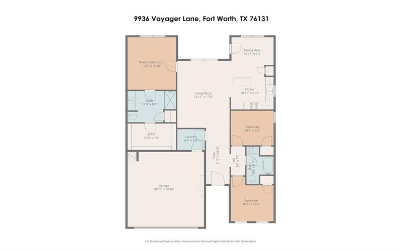 9936 Voyager Lane, Fort Worth, TX 76131, 3 Habitaciones Habitaciones , ,2 BañosBaños,Residential,En Venta,9936 Voyager Lane,0,21038095