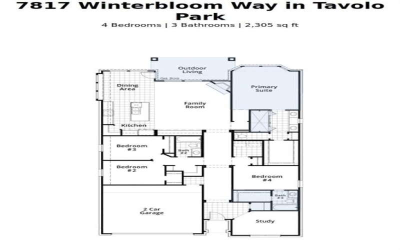 7817 Winterbloom Way, Fort Worth, TX 76123, 4 Bedrooms Bedrooms, ,3 BathroomsBathrooms,Residential,For Sale,7817 Winterbloom Way,0,21069823