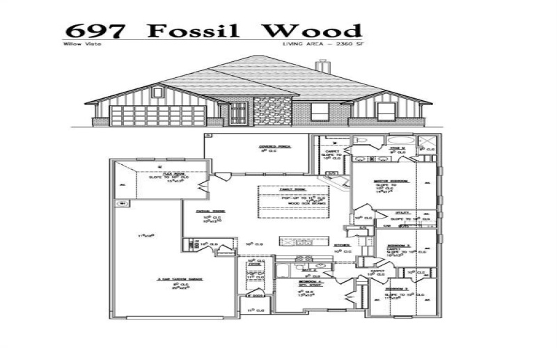 697 Fossil Wood Drive, Saginaw, TX 76179, 4 Bedrooms Bedrooms, ,2 BathroomsBathrooms,Residential,For Sale,697 Fossil Wood Drive,0,21073981