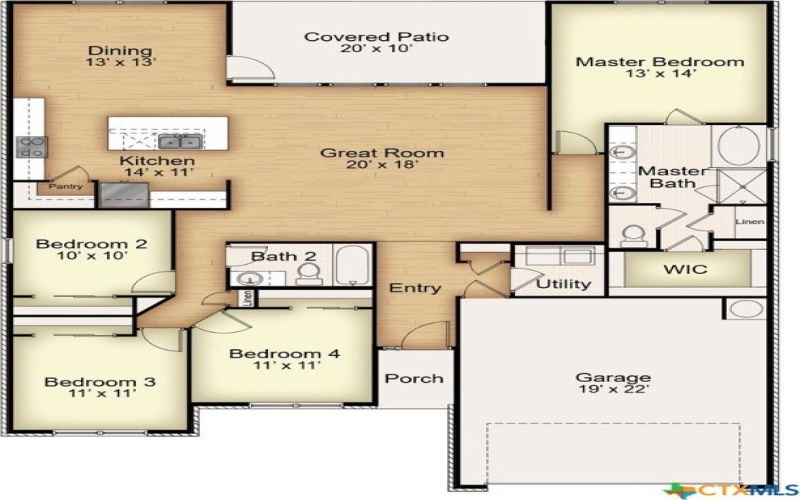 7110 Touchstone Drive, Temple, TX 76502, 4 Habitaciones Habitaciones , ,2 BañosBaños,Residential,En Venta,7110 Touchstone Drive,0,592343