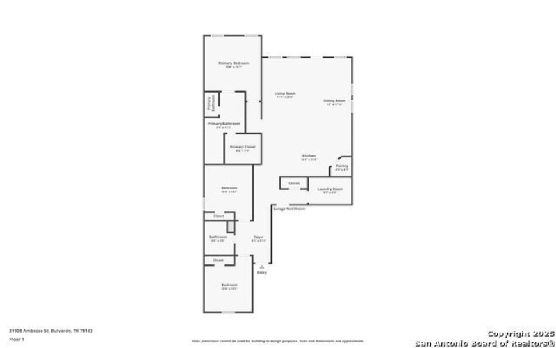 31908 Ambrose St, Bulverde, TX 78163, 3 Bedrooms Bedrooms, ,2 BathroomsBathrooms,Residential,For Sale,31908 Ambrose St,0,1912584