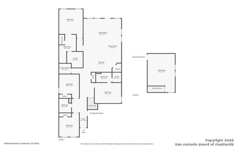31920 Ambrose St, Bulverde, TX 78163, 4 Bedrooms Bedrooms, ,3 BathroomsBathrooms,Residential,For Sale,31920 Ambrose St,0,1912612