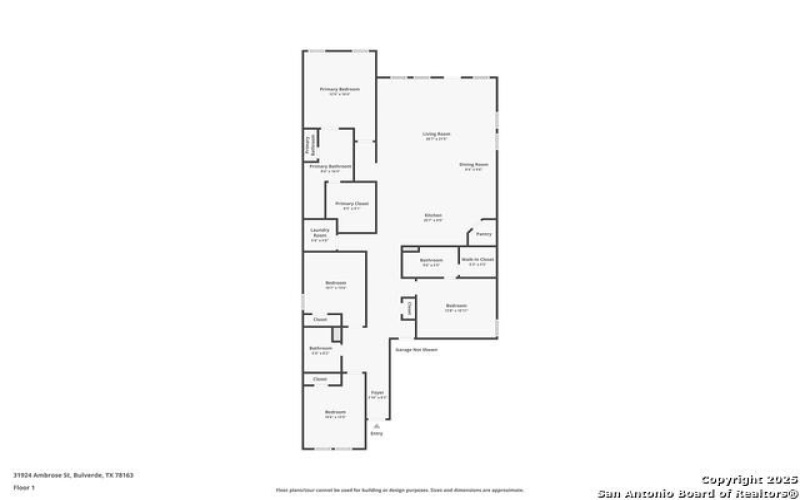 31924 Ambrose St, Bulverde, TX 78163, 4 Bedrooms Bedrooms, ,3 BathroomsBathrooms,Residential,For Sale,31924 Ambrose St,0,1912616