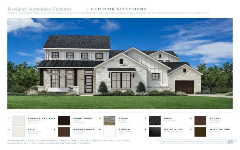 371 Williamsburg Place, Prosper, TX 75078, 5 Bedrooms Bedrooms, ,6 BathroomsBathrooms,Residential,For Sale,371 Williamsburg Place,0,21076919