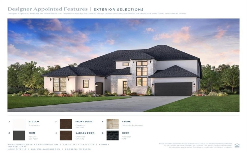 480 Williamsburg Place, Prosper, TX 75078, 4 Bedrooms Bedrooms, ,5 BathroomsBathrooms,Residential,For Sale,480 Williamsburg Place,0,21076958