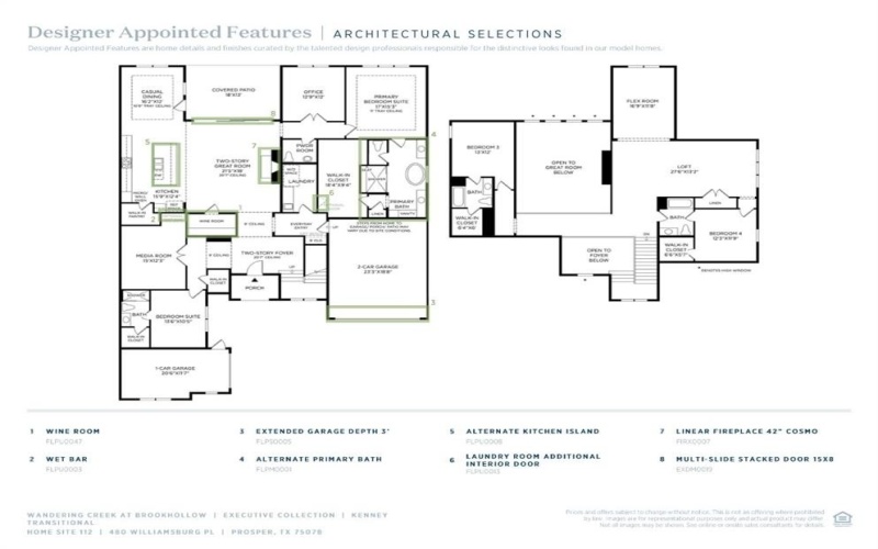 480 Williamsburg Place, Prosper, TX 75078, 4 Bedrooms Bedrooms, ,5 BathroomsBathrooms,Residential,For Sale,480 Williamsburg Place,0,21076958