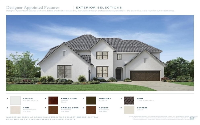 470 Williamsburg Place, Prosper, TX 75078, 5 Bedrooms Bedrooms, ,6 BathroomsBathrooms,Residential,For Sale,470 Williamsburg Place,0,21076983