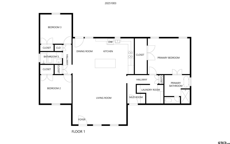 1003 Karen Dr, Lindale, TX 75771, 3 Bedrooms Bedrooms, ,2 BathroomsBathrooms,Residential,For Sale,1003 Karen Dr,0,25014908