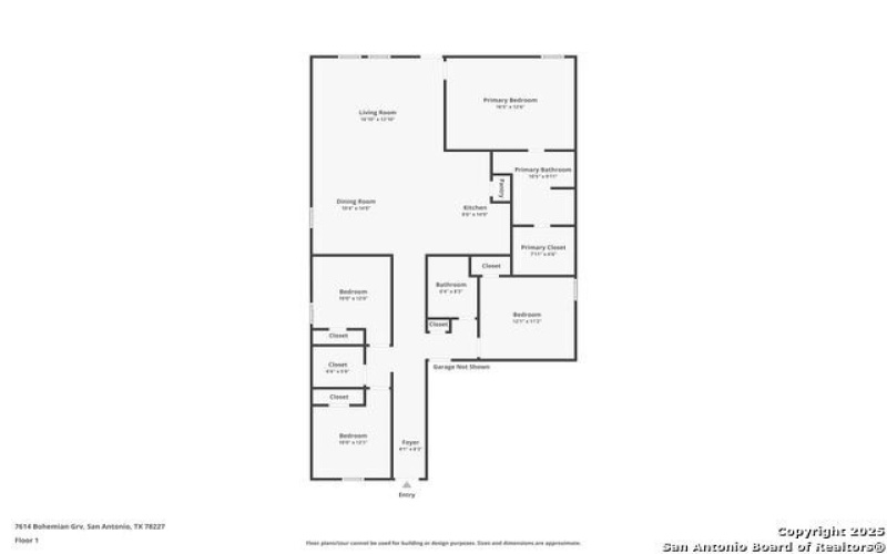 7614 Bohemian Grove, San Antonio, TX 78227, 4 Habitaciones Habitaciones , ,2 BañosBaños,Residential,En Venta,7614 Bohemian Grove,0,1913126