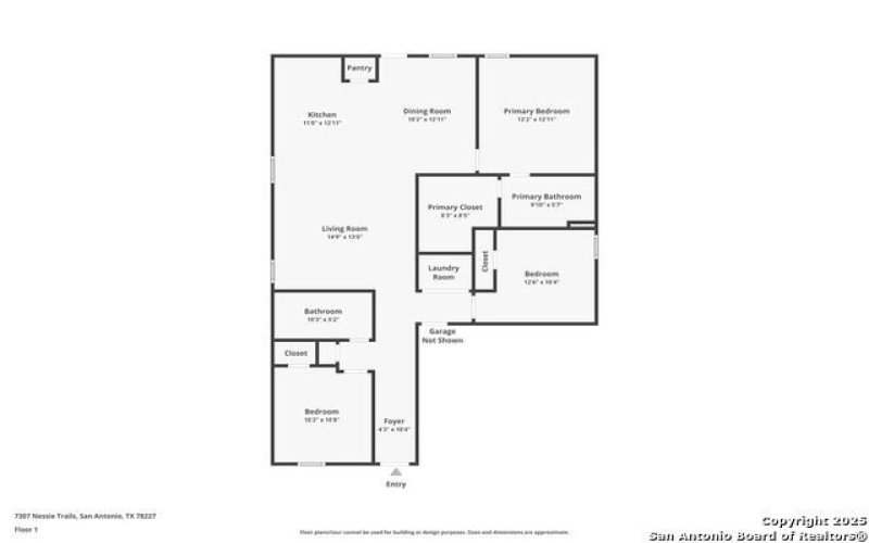 7307 Nessie Trails, San Antonio, TX 78227, 3 Habitaciones Habitaciones , ,2 BañosBaños,Residential,En Venta,7307 Nessie Trails,0,1913141