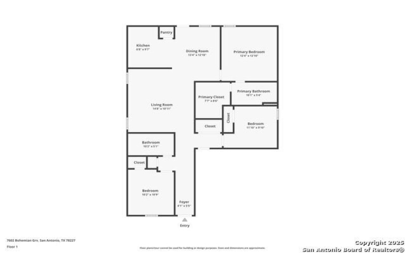 7602 Bohemian Grove, San Antonio, TX 78227, 3 Bedrooms Bedrooms, ,2 BathroomsBathrooms,Residential,For Sale,7602 Bohemian Grove,0,1914519