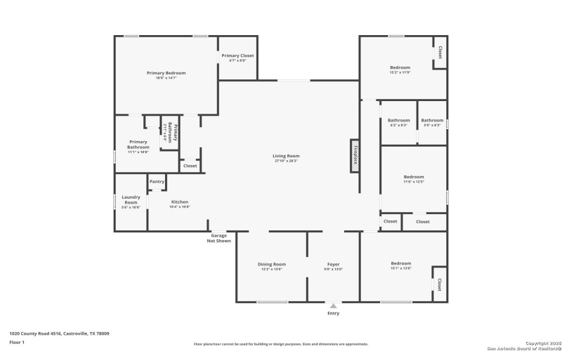 1020 County Road 4516, Castroville, TX 78009, 4 Bedrooms Bedrooms, ,2 BathroomsBathrooms,Residential,For Sale,1020 County Road 4516,0,1878689