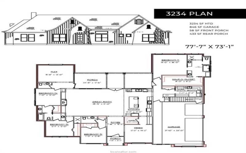6674 Ridgeview Estates Lane, Bryan, TX 77808, 4 Bedrooms Bedrooms, ,3 BathroomsBathrooms,Residential,For Sale,6674 Ridgeview Estates Lane,0,25001602