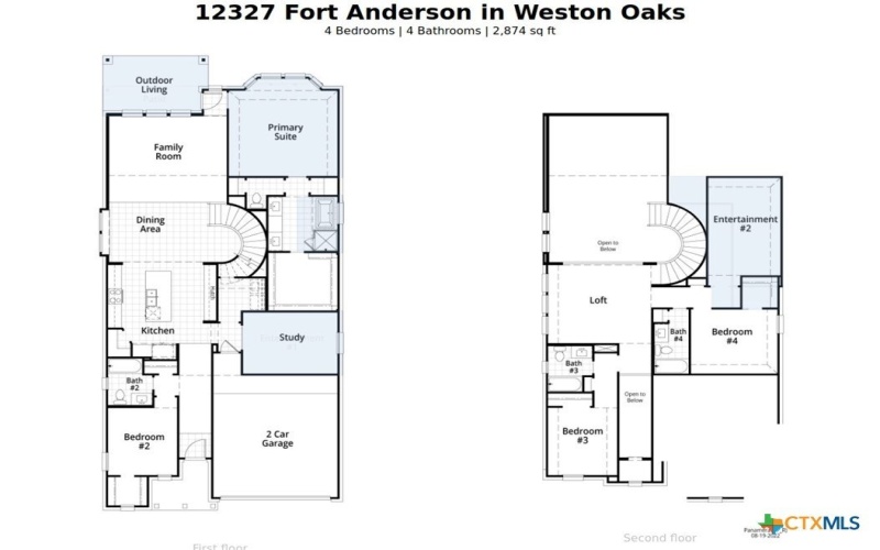 12327 Fort Anderson, San Antonio, TX 78245, 4 Bedrooms Bedrooms, ,5 BathroomsBathrooms,Residential,For Sale,12327 Fort Anderson,0,595356