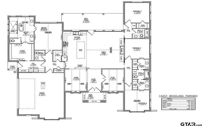 14257 Woodland Parkway, Flint, TX 75762, 4 Habitaciones Habitaciones , ,3 BañosBaños,Residential,En Venta,14257 Woodland Parkway,0,25015442