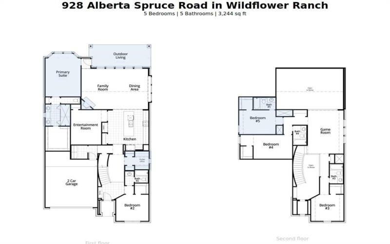 928 Alberta Spruce Road, Fort Worth, TX 76247, 5 Bedrooms Bedrooms, ,6 BathroomsBathrooms,Residential,For Sale,928 Alberta Spruce Road,0,21091285