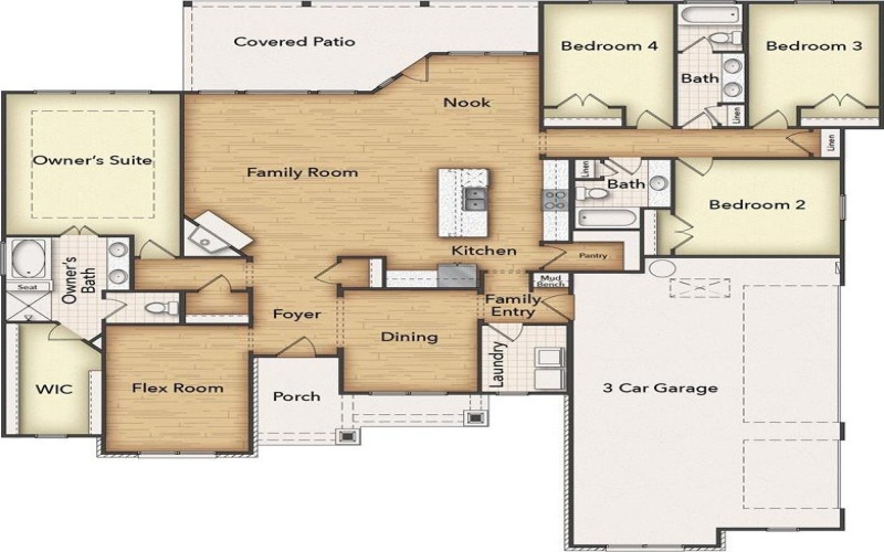 12109 Clastic Court, Krum, TX 76249, 4 Habitaciones Habitaciones , ,3 BañosBaños,Residential,En Venta,12109 Clastic Court,0,21091528