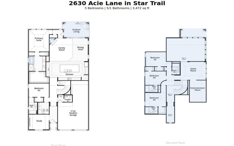 2630 Acie Lane, Prosper, TX 75078, 5 Habitaciones Habitaciones , ,6 BañosBaños,Residential,En Venta,2630 Acie Lane,0,21091662