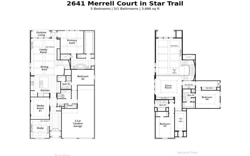 2641 Merrell Court, Prosper, TX 75078, 5 Habitaciones Habitaciones , ,6 BañosBaños,Residential,En Venta,2641 Merrell Court,0,21091826