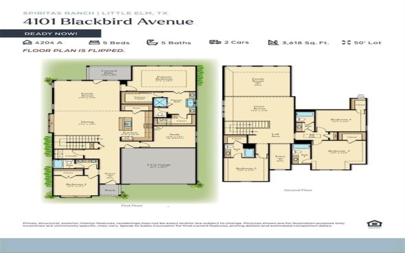 4101 Blackbird Avenue, Little Elm, TX 75068, 5 Habitaciones Habitaciones , ,6 BañosBaños,Residential,En Venta,4101 Blackbird Avenue,0,21092189