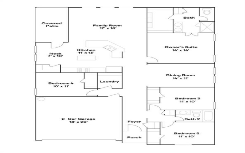 304 Texas Trail, Justin, TX 76247, 4 Bedrooms Bedrooms, ,2 BathroomsBathrooms,Residential,For Sale,304 Texas Trail,0,21093279
