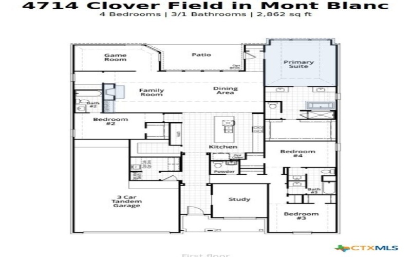 4714 Clover Field, Schertz, TX 78108, 4 Bedrooms Bedrooms, ,3 BathroomsBathrooms,Residential,For Sale,4714 Clover Field,0,596486