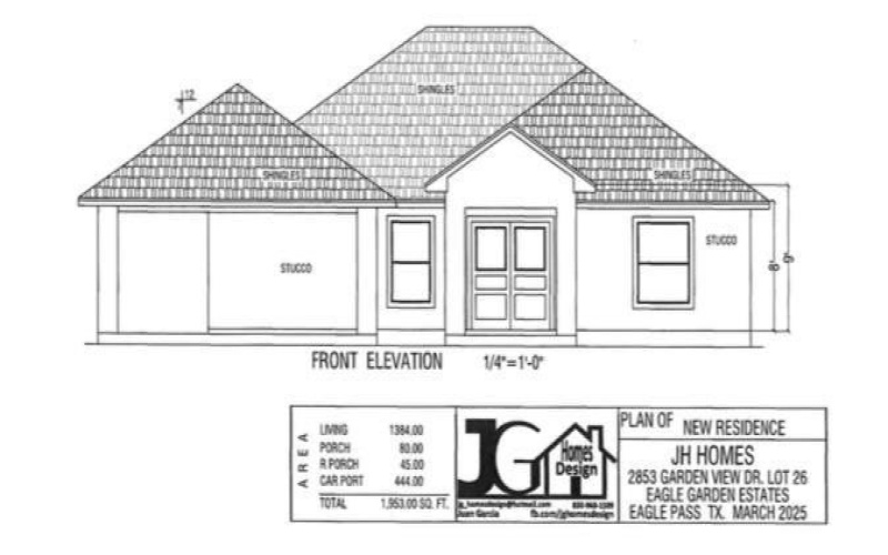 2853 Garden View Drive, Eagle Pass, TX 78852, 3 Bedrooms Bedrooms, ,2 BathroomsBathrooms,Residential,For Sale,2853 Garden View Drive,0,81813