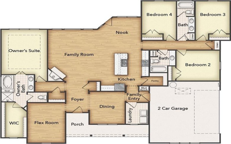 3107 White Oak Road, Oak Ridge, TX 75161, 4 Habitaciones Habitaciones , ,3 BañosBaños,Residential,En Venta,3107 White Oak Road,0,21104843