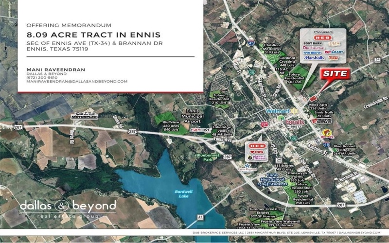 8.09-acre Tract Tx-34 Avenue, Ennis, TX 75119, ,Commercial Sale,En Venta,8.09-acre Tract Tx-34 Avenue,0,21107419