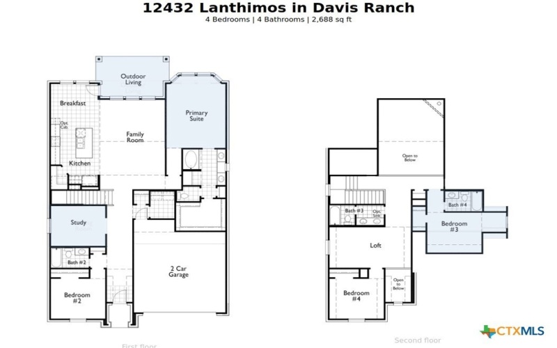 12432 Lanthimos, San Antonio, TX 78254, 4 Bedrooms Bedrooms, ,5 BathroomsBathrooms,Residential,For Sale,12432 Lanthimos,0,598117