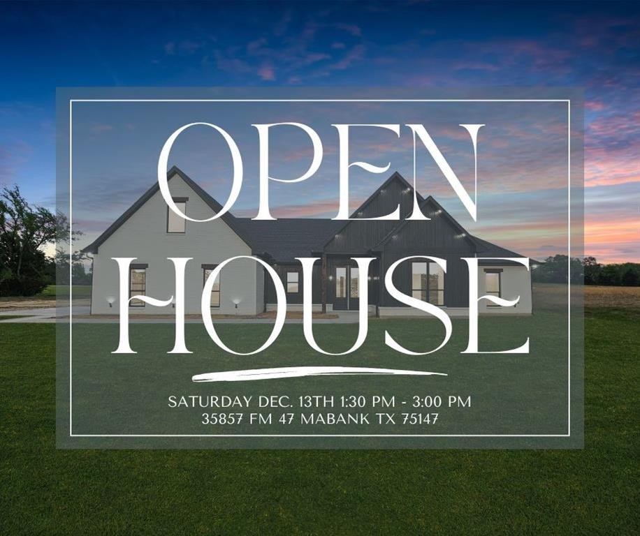 35857 FM 47, Mabank, TX 75147, 4 Bedrooms Bedrooms, ,2 BathroomsBathrooms,Residential,For Sale,35857 FM 47,0,21118515